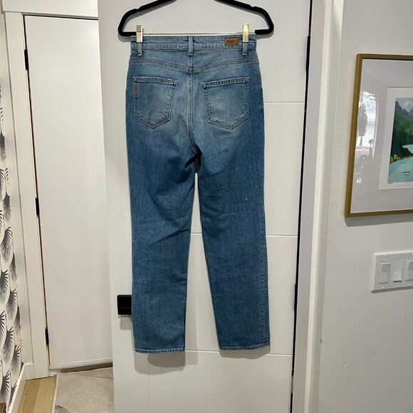 Paige High Rise Sarah Straight Jeans - Picture 6 of 10